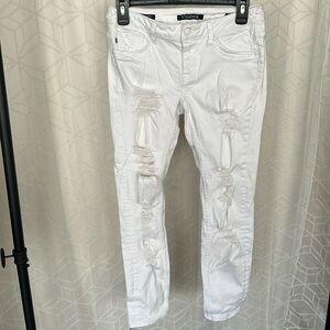 Vigoss White Distressed Skinny Jeans